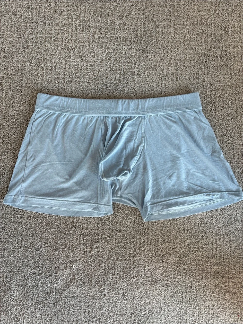 Obviously Men's Light Blue Stretch Boxer Briefs for Everyday Comfort